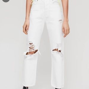 AGoldE 90s jean in white size 26